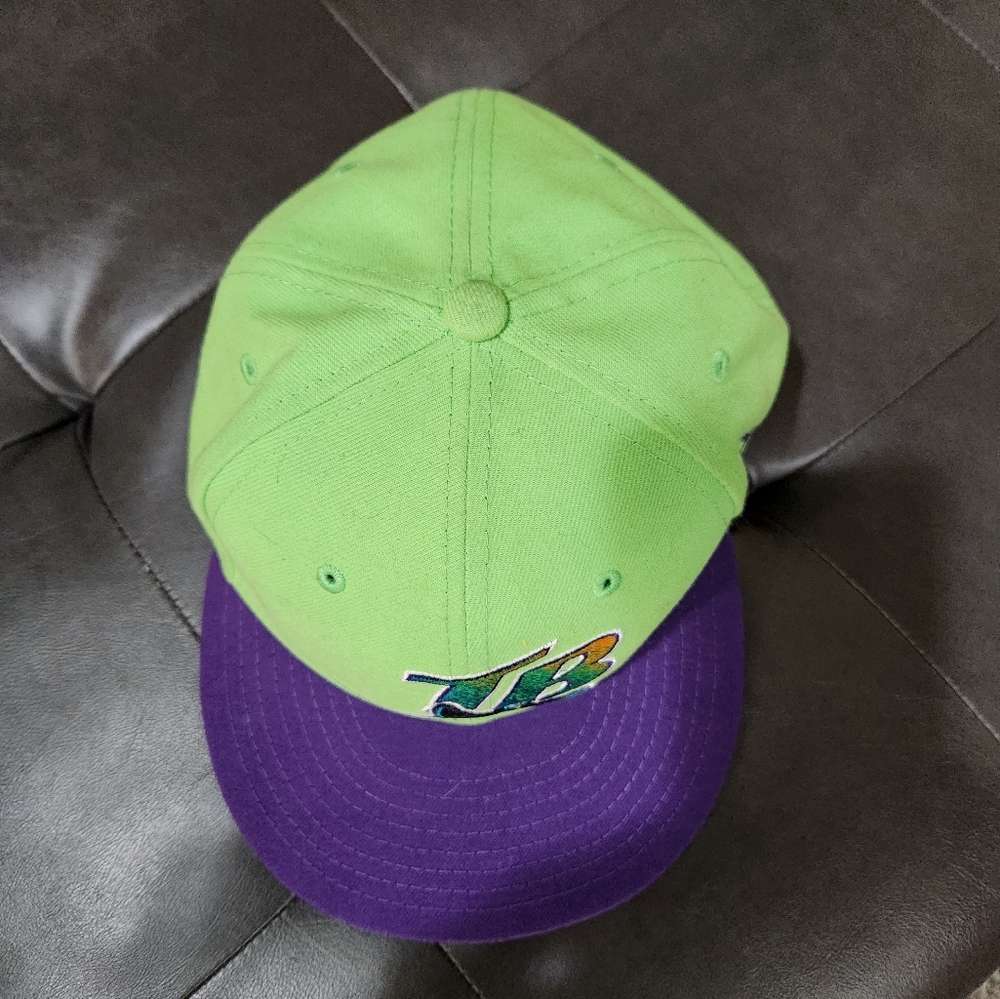 New Era Tampa Bay Ray's Fitted Size 7 3/8 - Picture 2 of 7